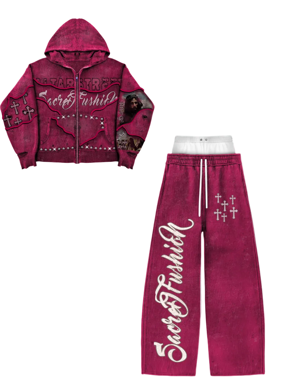 Heavenly pressure set (pink)