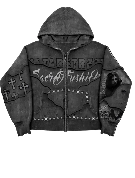 Heavenly pressure hoodie (grey)