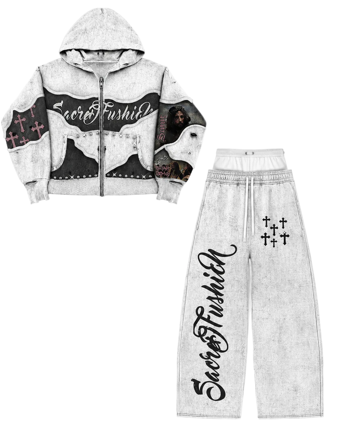 Heavenly pressure set (white)
